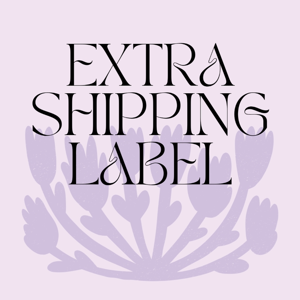 Extra Shipping Label